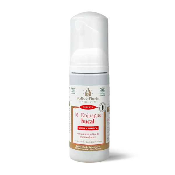 Esbandida bucal amb pròpolis blanc
